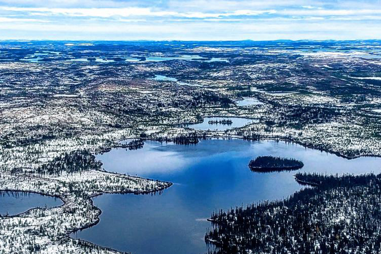 Photo d'un paysage du nord du Québec